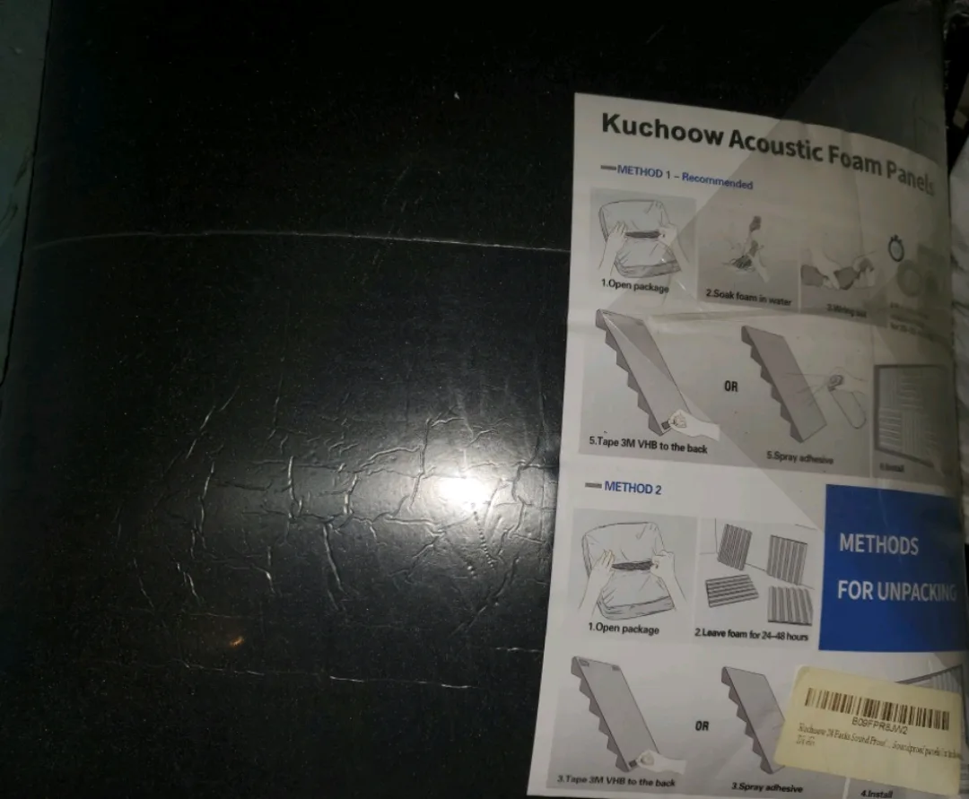 24 pack soundproof foam indoor panels image indicator(2)