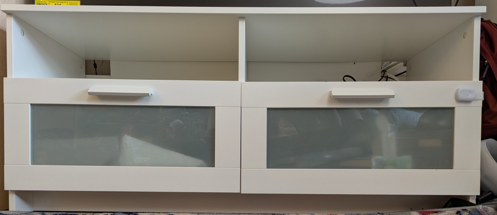 IKEA White TV Stand - photo 5