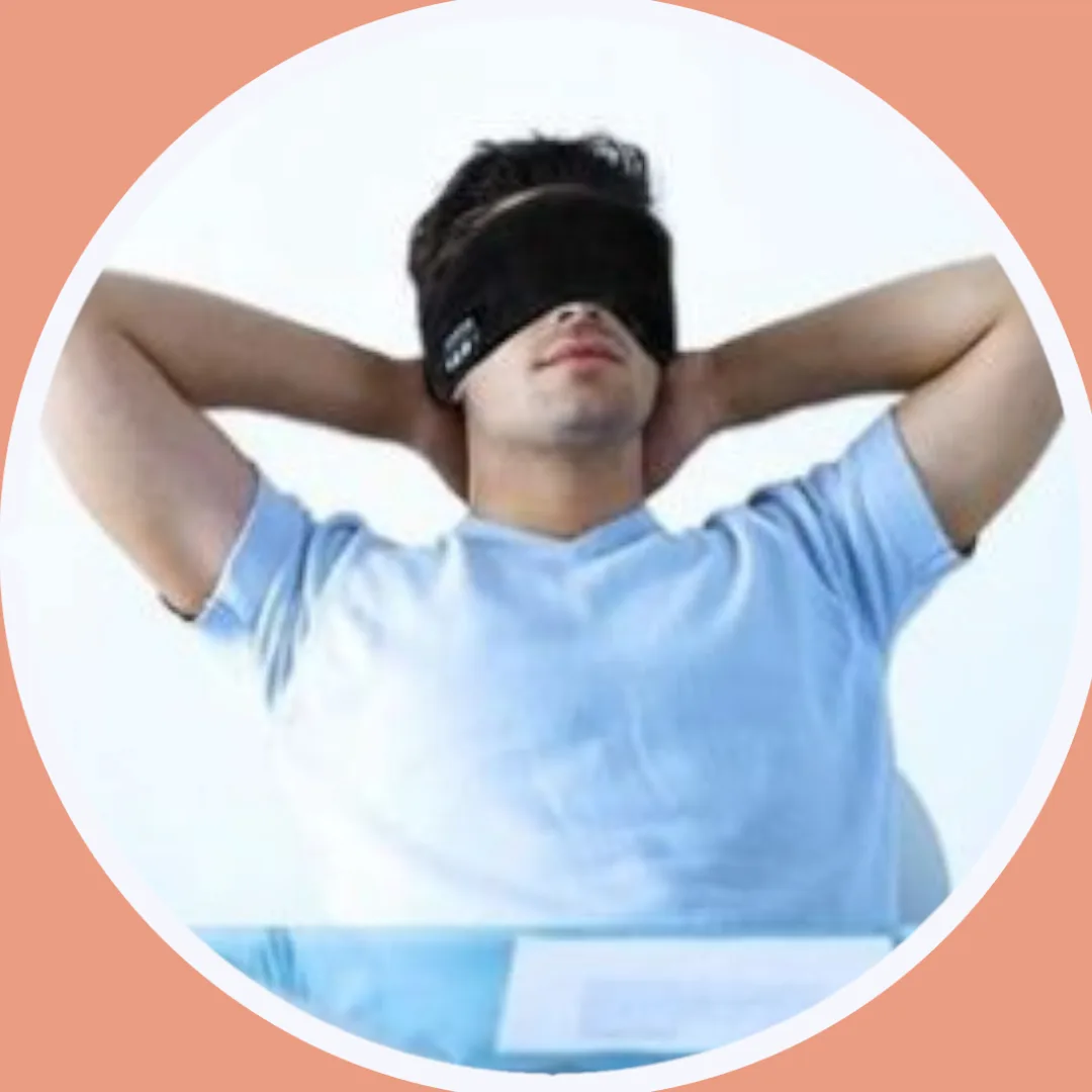 🧡 NEW Wireless Bluetooth Music Sleep Mask image indicator(6)