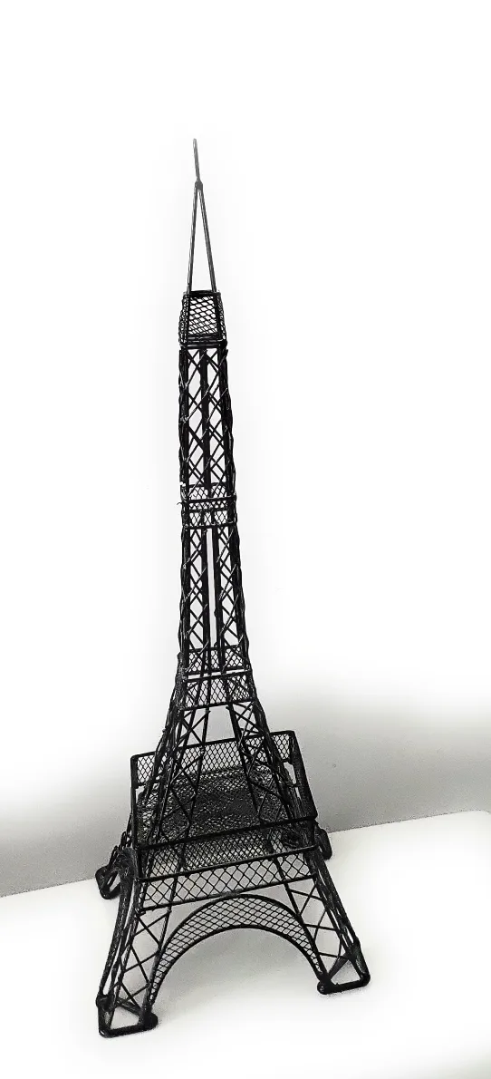 Eiffel Tower Metal Decorative Figurine.19 inches image indicator(4)