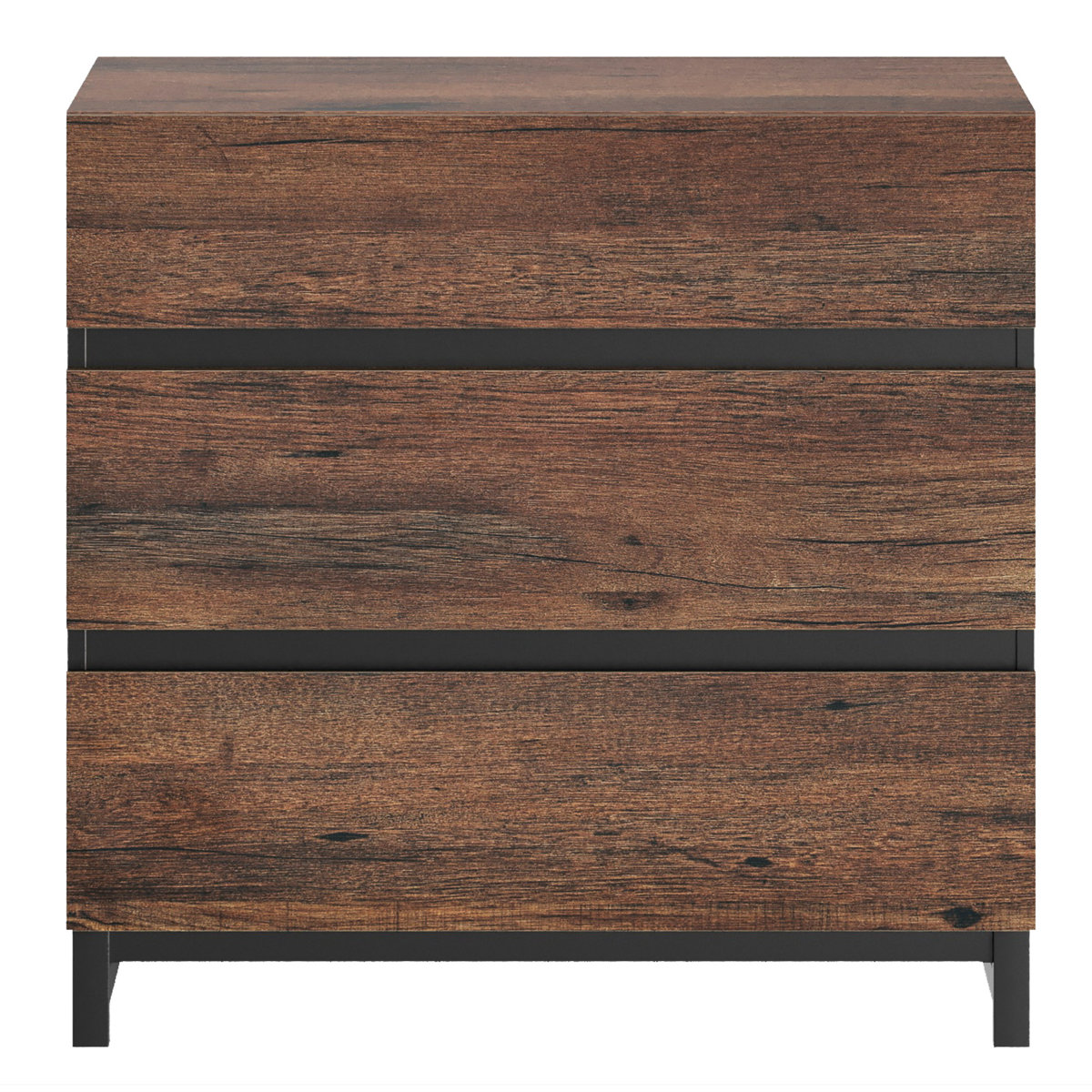 Wood Dresser with 3 Drawers - photo 4