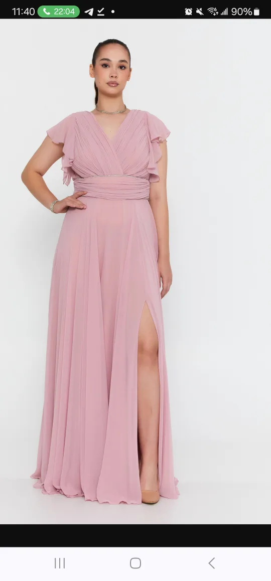 Trendyol Blue Evening Dress image indicator(3)