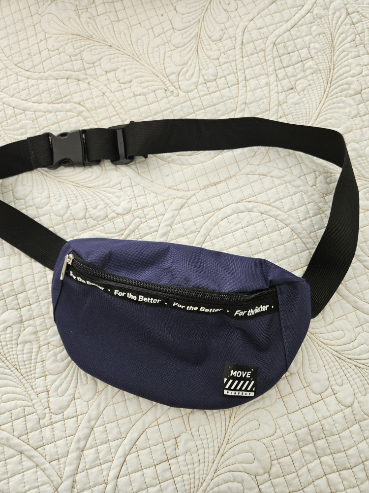 Navy Blue Belt Bag