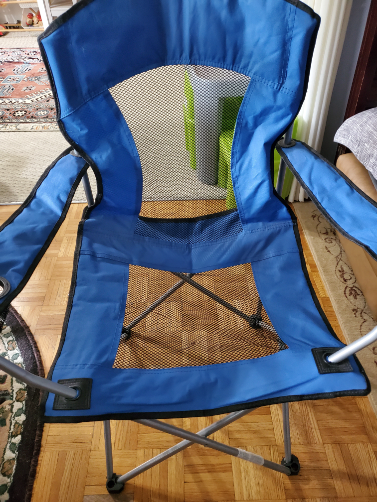 Blue Folding Camping Chair - photo 2
