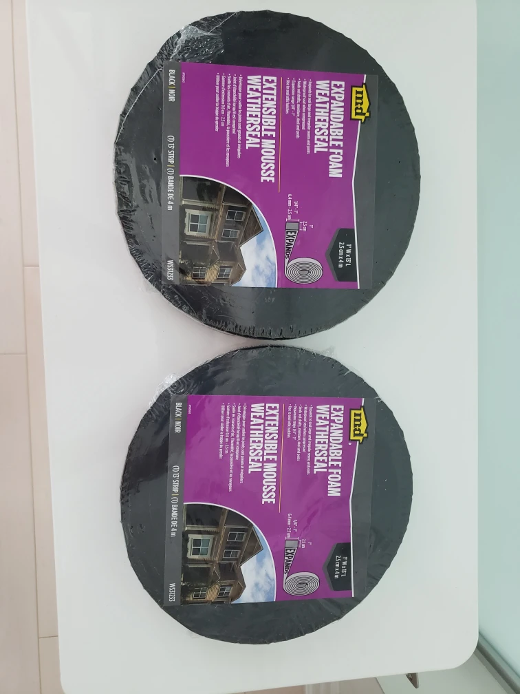 FREE! New MDI Expandable Foam Weatherseal - Black