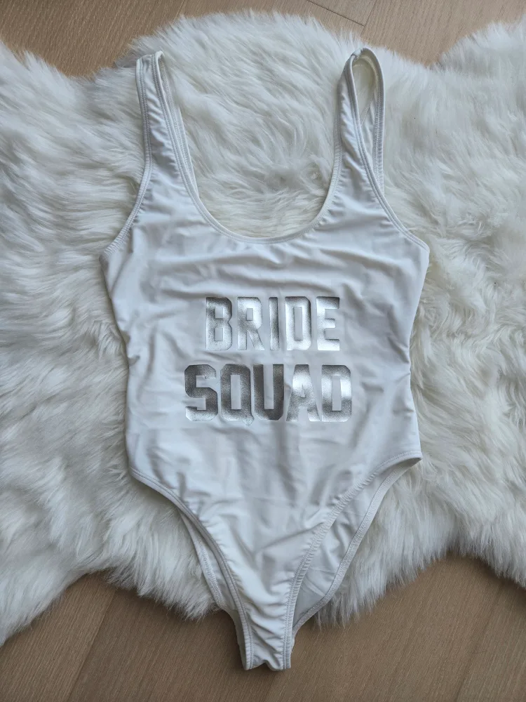 ReVamped Bride Squad White Swimsuit - Size S thumbnail