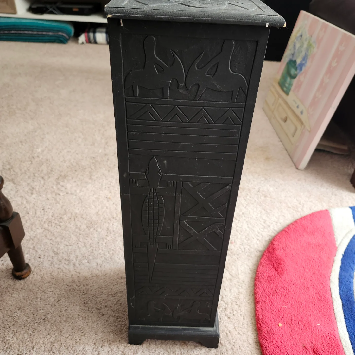 Black Wooden CD Tower image indicator(2)