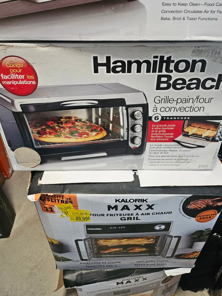 Hamilton-Beach 31330 6 Slice Toaster Oven, Black  ON SALE NOW thumbnail