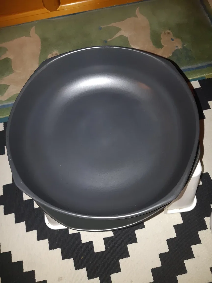 PC Black Ceramic Serving bowl 🧡 thumbnail