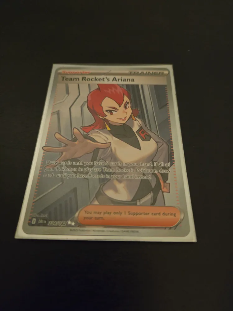 Team Rocket's Ariana Trainer Card