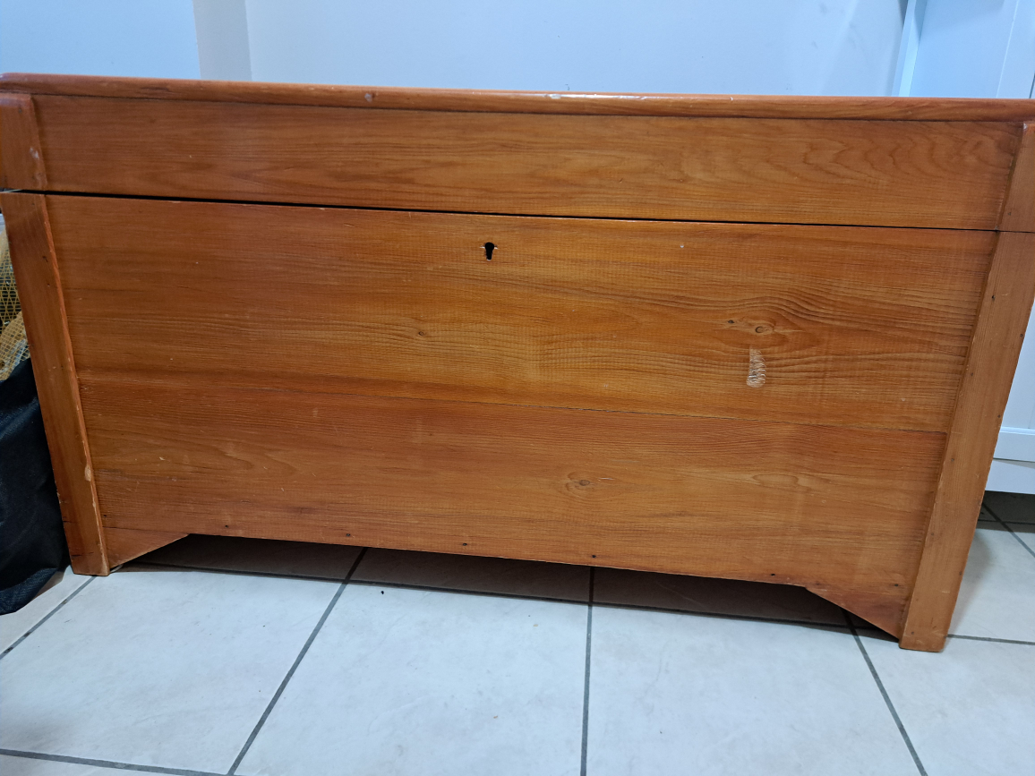 Vintage Wooden Storage Trunk