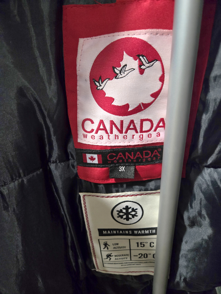 Men's Canada Weathergear Parka Black Size 3X - photo 5