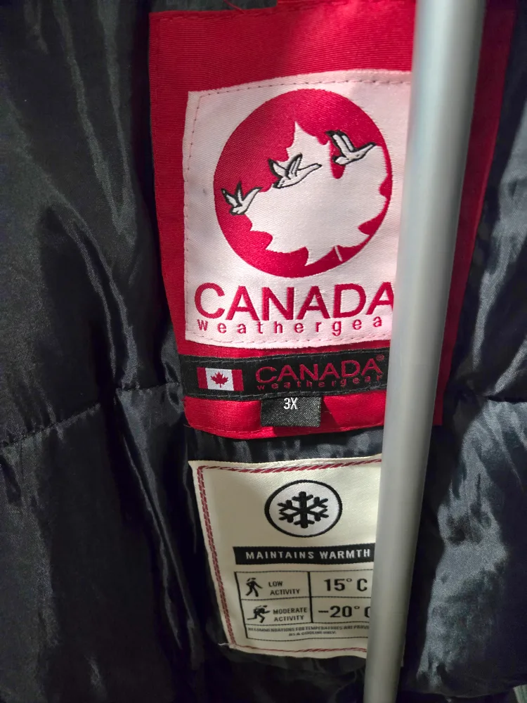 Men's Canada Weathergear Parka Black Size 3X image indicator(5)