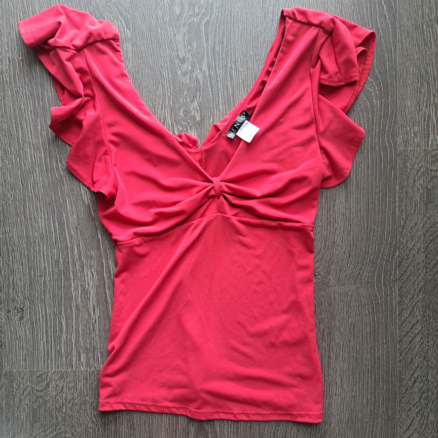 Venus Red Top - Size Small