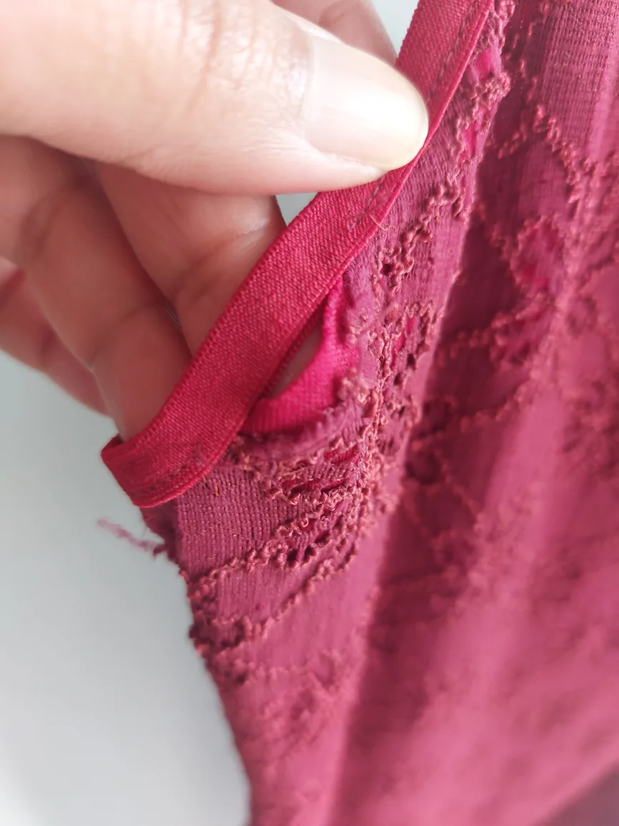 Last chance- Vintage Burgundy Dress - Size S image indicator(3)