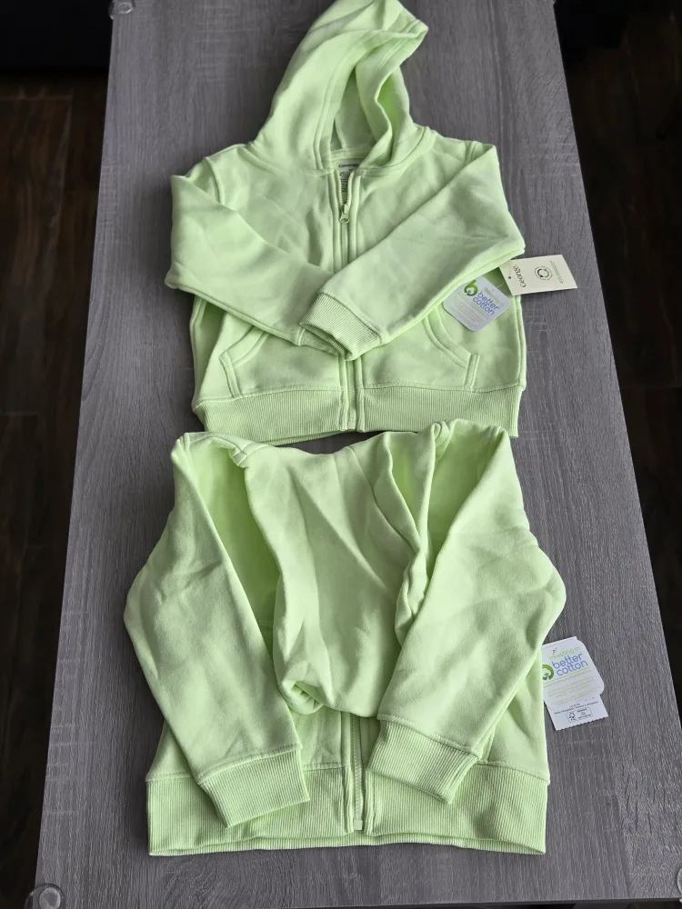 George 3T Light Green Hoodies - New with Tags! thumbnail