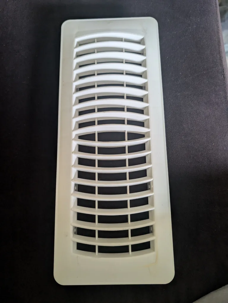White Vent Cover 4x12 thumbnail