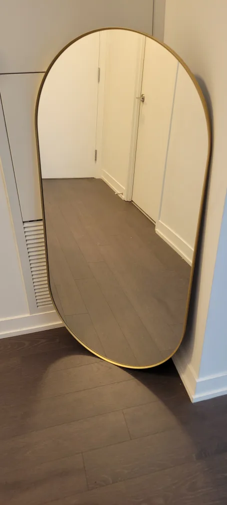 IKEA Lindbyn Mirror - Gold thumbnail