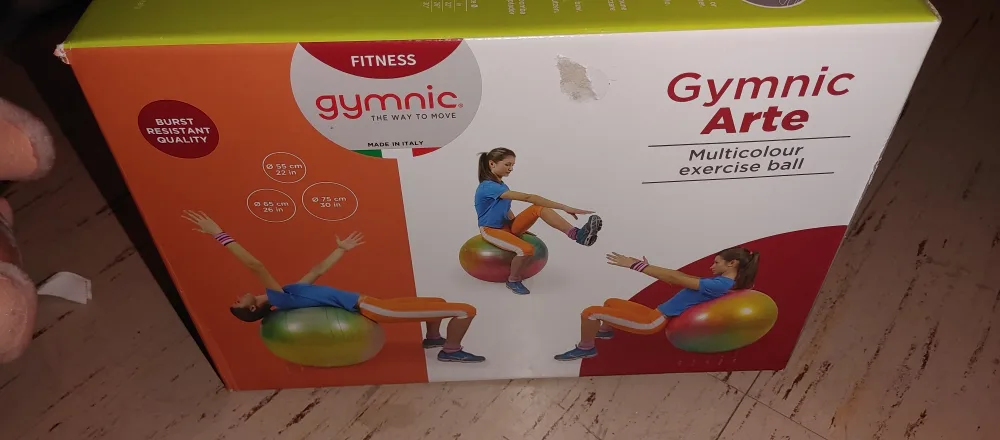 Gymnic Arte Multicolor Exercise Ball thumbnail