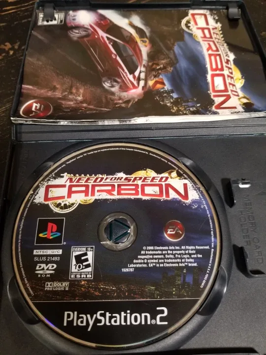 Ps2 Need For Speed Carbon CIB manual included image indicator(2)