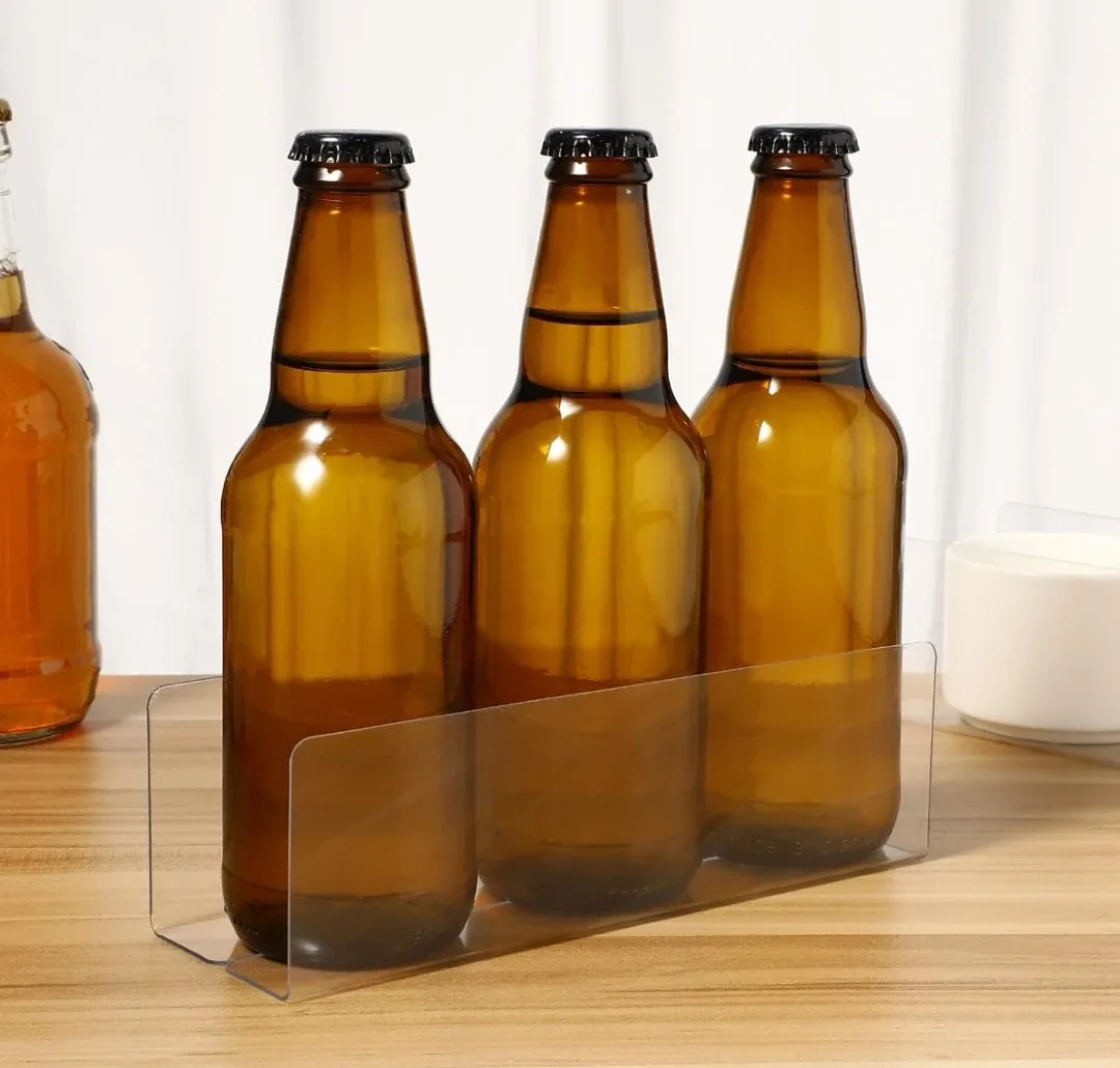 100 PVC Clear Shelf Dividers - 7.8 in / 20 cm image indicator(2)