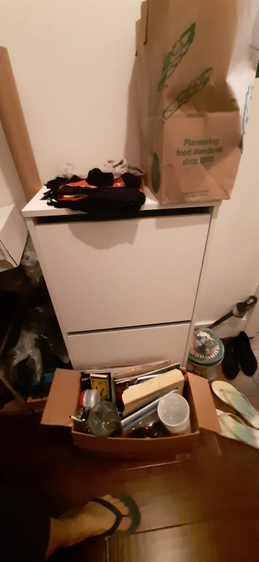 2 shoe cabinets