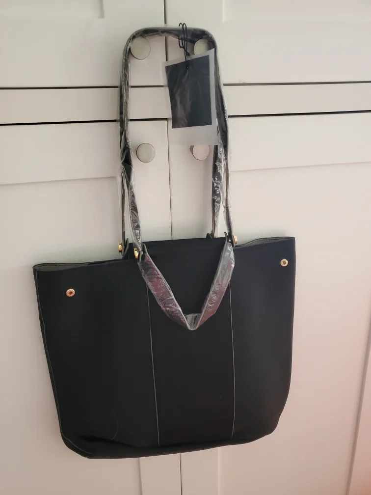 Lorraine Sui Black Tote Bag thumbnail