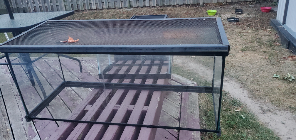 Glass Terrarium Tank with Screen Top - photo 3