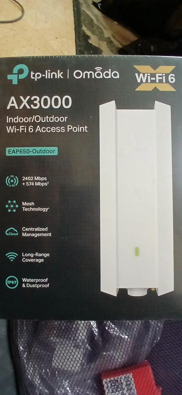 TP-Link Omada AX3000 WiFi 6 Access Point - New! thumbnail