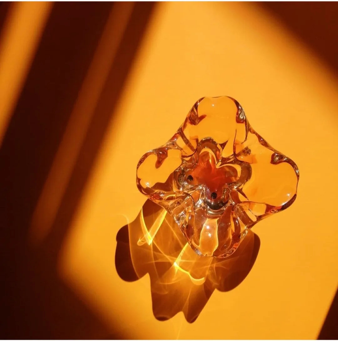 vintage Mid Century Amber Glass Art Bowls image indicator(9)