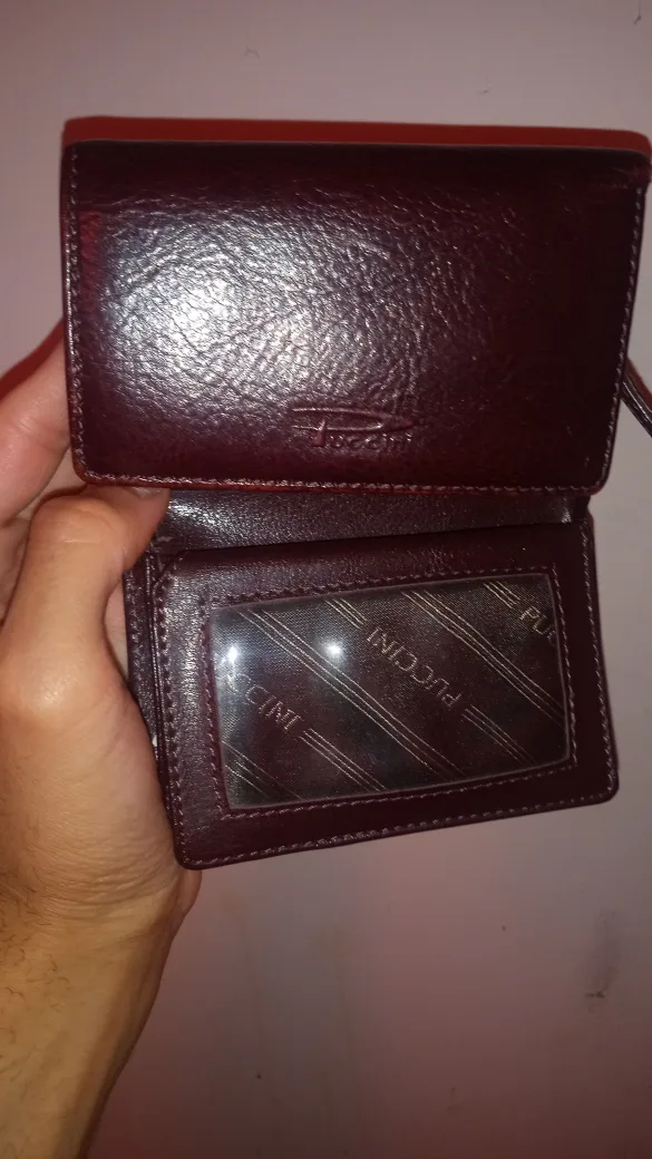 Puccini Burgundy Leather Wallet image indicator(3)