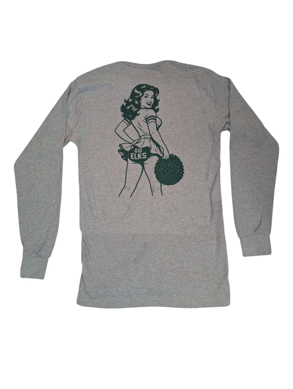 NEW Edmonton Elks waffle mens long sleeve shirt *FITS LIKE MED*