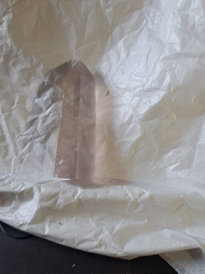 Rose Quartz Crystal Point - photo 2