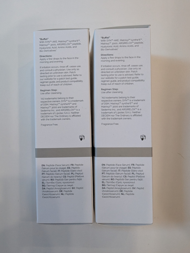 2 for $10 - The Ordinary "Buffet" Multi-Technology Peptide Serum - photo 3