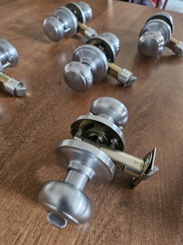 Door Knob Set - Silver - photo 3
