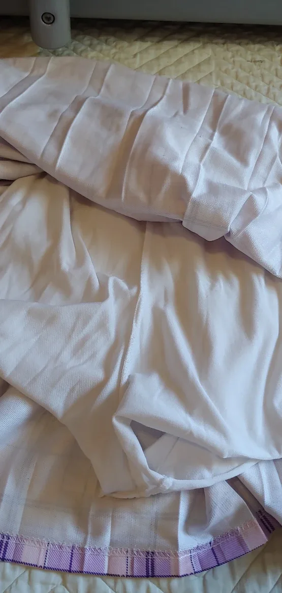 Purple Plaid Pleated Skirt image indicator(4)