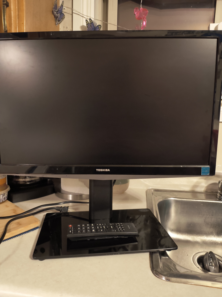 Toshiba TV with Remote