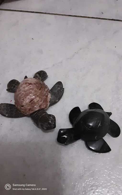 Turtle Figurine Set, stone figurine thumbnail