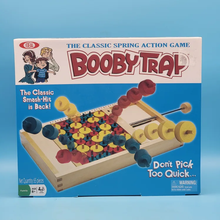 🥳NEW🤩 Ideal BOOBY TRAP Game - Classic Spring Action thumbnail