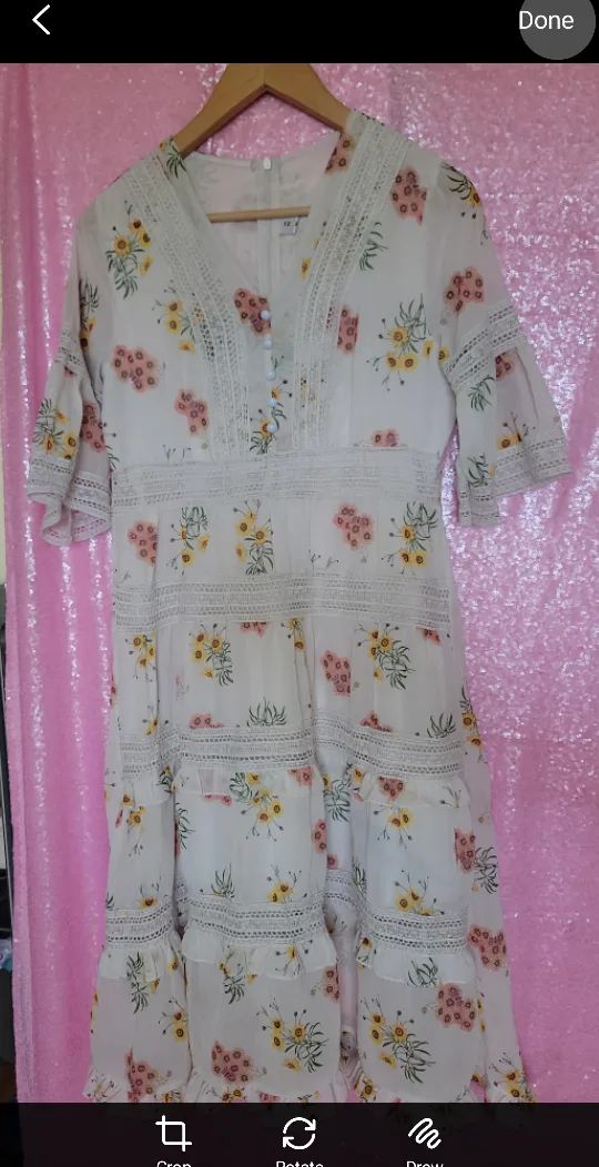 Floral Print Dress - Size M/L thumbnail
