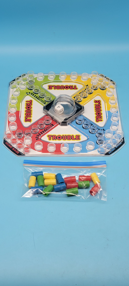 🥳VGC🤩 Pop-O-Matic Trouble Board Game - photo 3