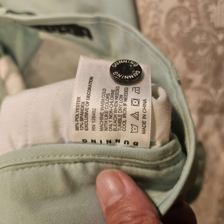 Dunning shorts Mint Green Size Men's 38 - photo 5