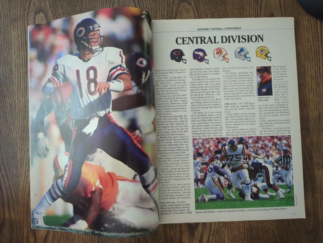 1989 NFL ProLog  Football Magazine image indicator(3)
