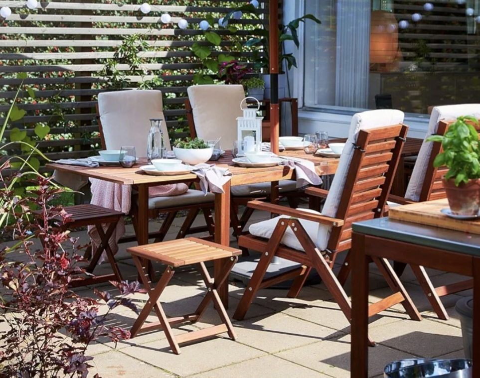IKEA Reclining/Folding Chairs - Wood Outdoor Furniture - photo 5