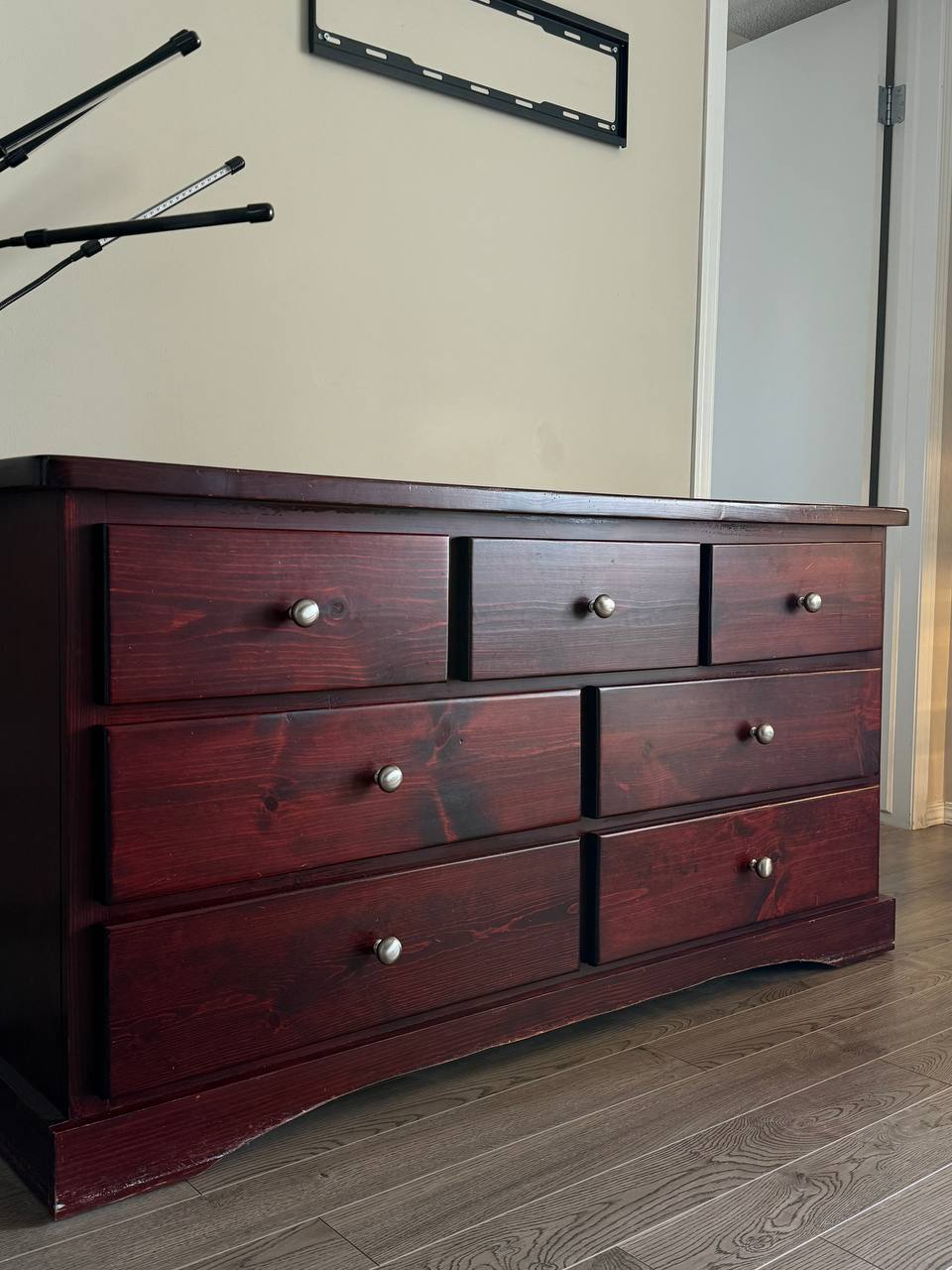 Solid Wood Bedroom Set – Fair Condition - photo 3