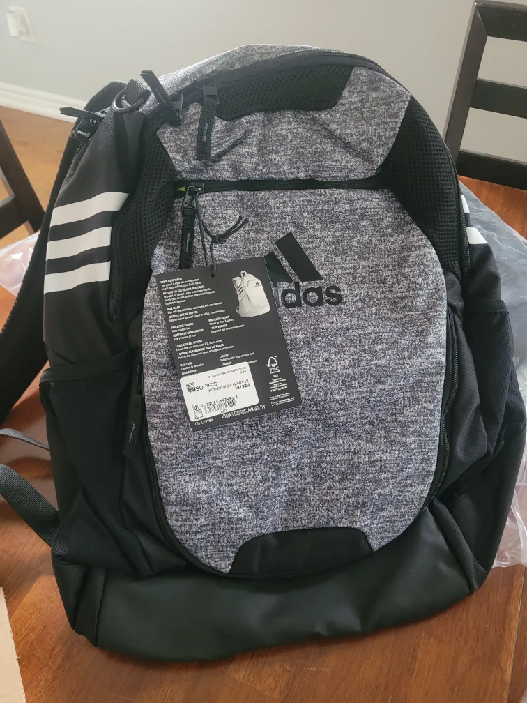Adidas Medium Grey Backpack - Functional Design thumbnail