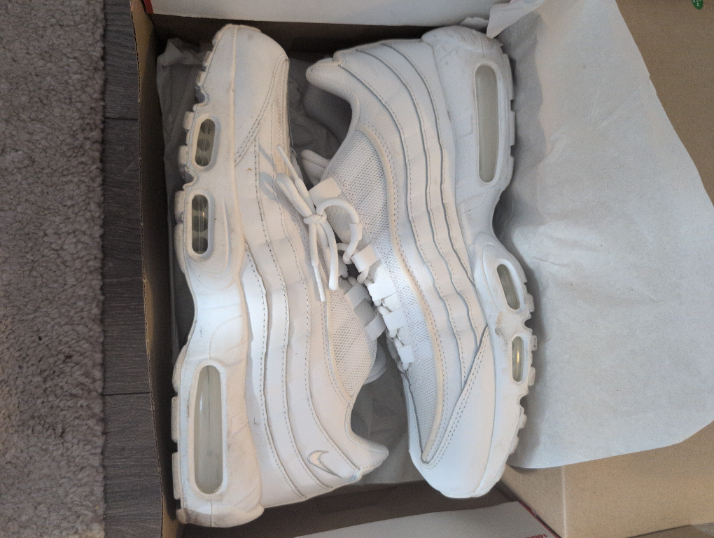 Nike Air Max 95 Triple White US 11 - photo 2