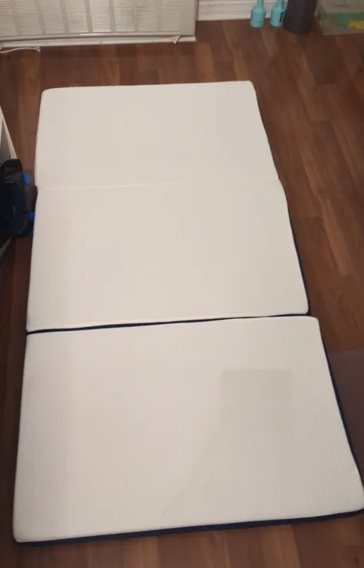 Folding Mattress Pad Single size - White