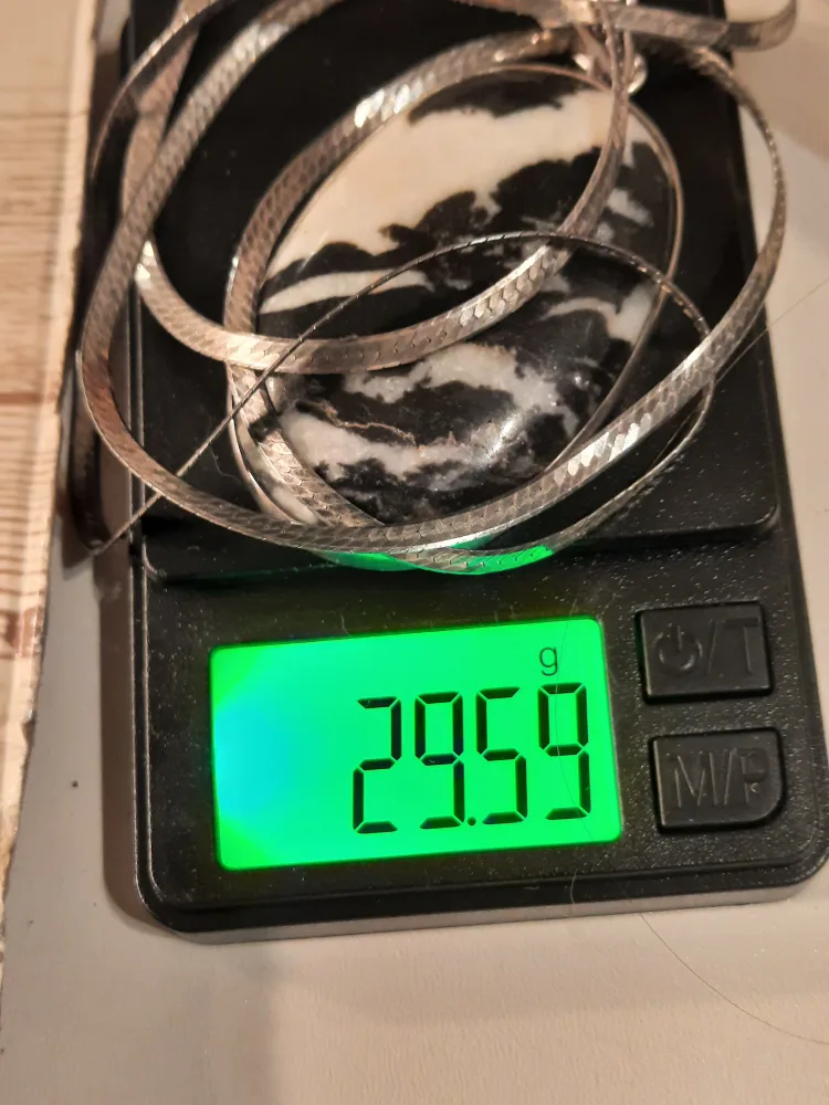 Sterling Silver Necklace with Zebra Stone Pendant image indicator(10)