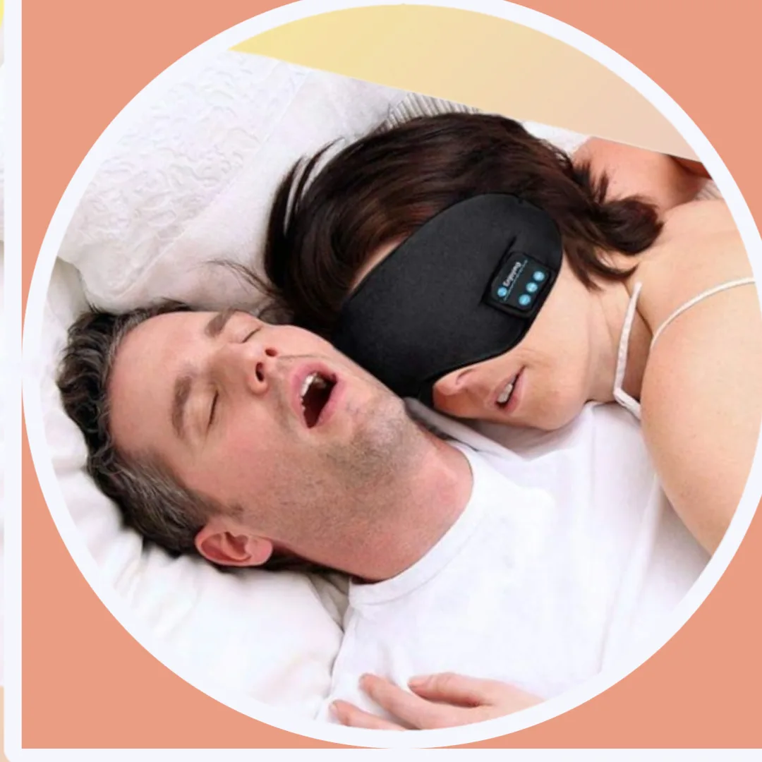 🧡 NEW Wireless Bluetooth Music Sleep Mask image indicator(8)
